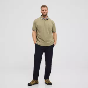 Polo vert olive manche courte 3XL à 10XL - super stretch-4XL