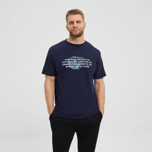 North 56°4 T-shirt manche courte bleu marine 3XL à 8XL-5XL