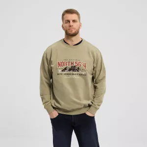 Sweat kaki clair de 3XL à 8XL-3XL
