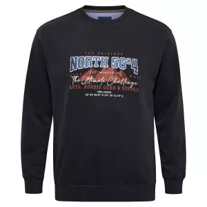 Sweat noir de 3XL à 8XL