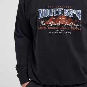 Sweat noir de 3XL à 8XL-5XL