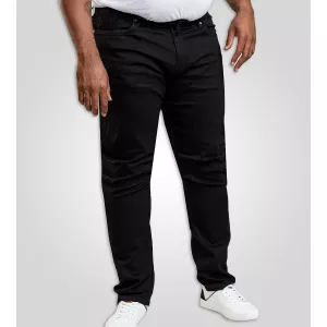 Jean tapered fit extensible noir -P50