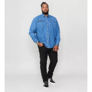 Jean tapered fit extensible noir -P40