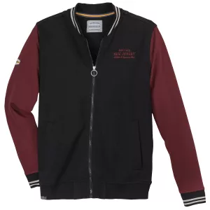 Sweat cardigan noir de 3XL à 10XL - Collège