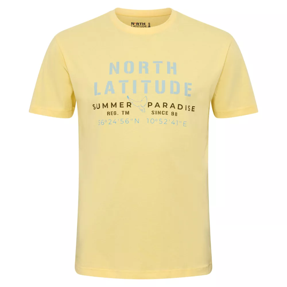 North 56°4 T-shirt manche courte Jaune clair 3XL à 10XL-9XL