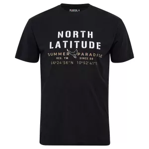 North 56°4 T-shirt manche courte noir 3XL à 10XL