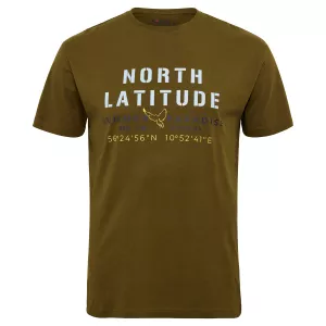North 56°4 T-shirt manche courte Vert army 3XL à 10XL