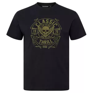 North 56°4 T-shirt manche courte noir 3XL à 10XL