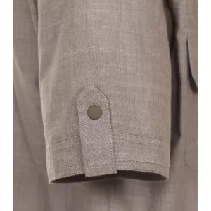 Chemise manche courte kaki clair de 2XL à 4XL-4XL