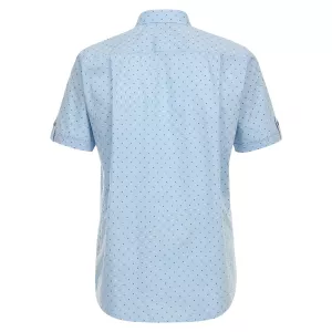 Chemise manche courte bleu clair de 2XL à 4XL-4XL