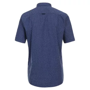 Chemise manche courte bleue de 2XL à 6XL-5XL
