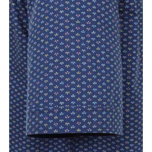 Chemise manche courte bleue de 2XL à 6XL-5XL