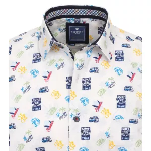Chemise manche courte blanche de 2XL à 6XL-5XL