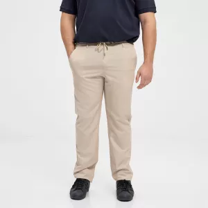 Pantalon North Beige clair taille élastique-3XL