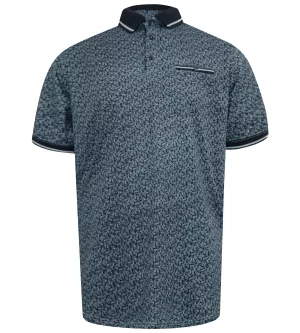 Polo bleu pétrole manche courte 3XL à 6XL - WOOLWICH