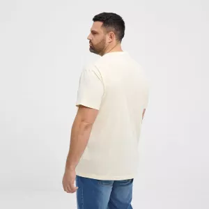 T-shirt manche courte blanc-cassé 3XL à 10XL-7XL