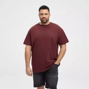 T-shirt manche courte bordeaux 3XL à 10XL-6XL