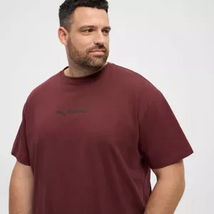 T-shirt manche courte bordeaux 3XL à 10XL-6XL