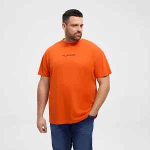 T-shirt manche courte orange 3XL à 10XL-9XL