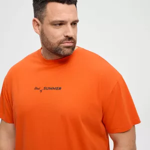 T-shirt manche courte orange 3XL à 10XL-9XL