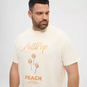 T-shirt manche courte blanc-cassé 3XL à 10XL-10XL