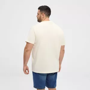 T-shirt manche courte blanc-cassé 3XL à 10XL-5XL