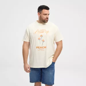 T-shirt manche courte blanc-cassé 3XL à 10XL-3XL