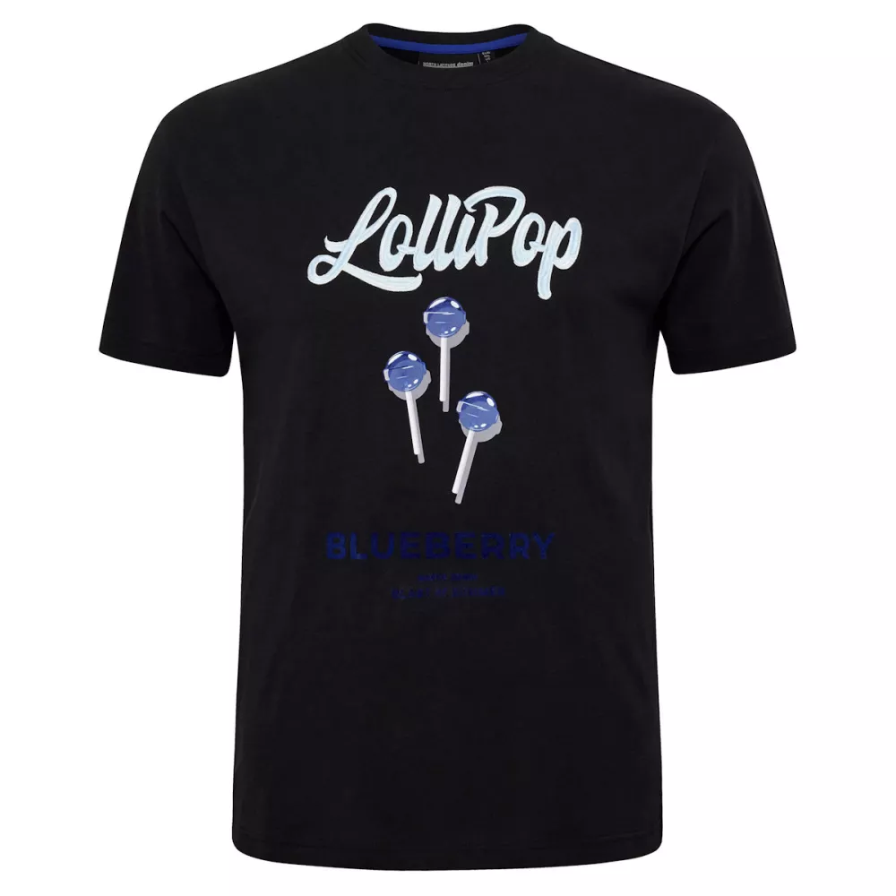 T-shirt manche courte noir 3XL à 10XL-3XL