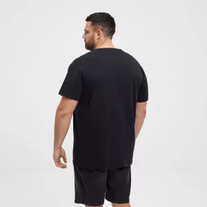 T-shirt manche courte noir 3XL à 10XL-3XL