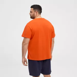 T-shirt manche courte orange 3XL à 10XL-6XL