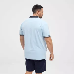 Polo bleu clair manche courte 3XL à 8XL-8XL