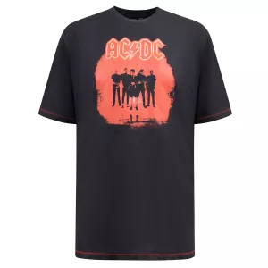 T-shirt noir manche courte - AC/DC PWR UP