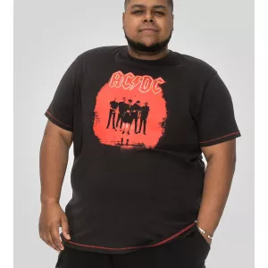 T-shirt noir manche courte - AC/DC PWR UP-7XL