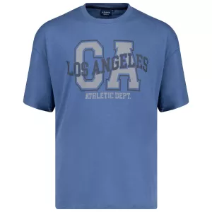 Tshirt Grande Taille bleu denim du 3XL au 14XL