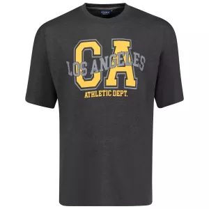 Tshirt Grande Taille Mélange de gris foncé du 3XL au 14XL