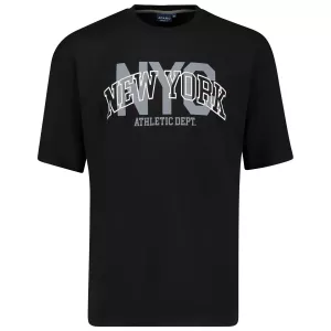 Tshirt Grande Taille noir motif NewYork