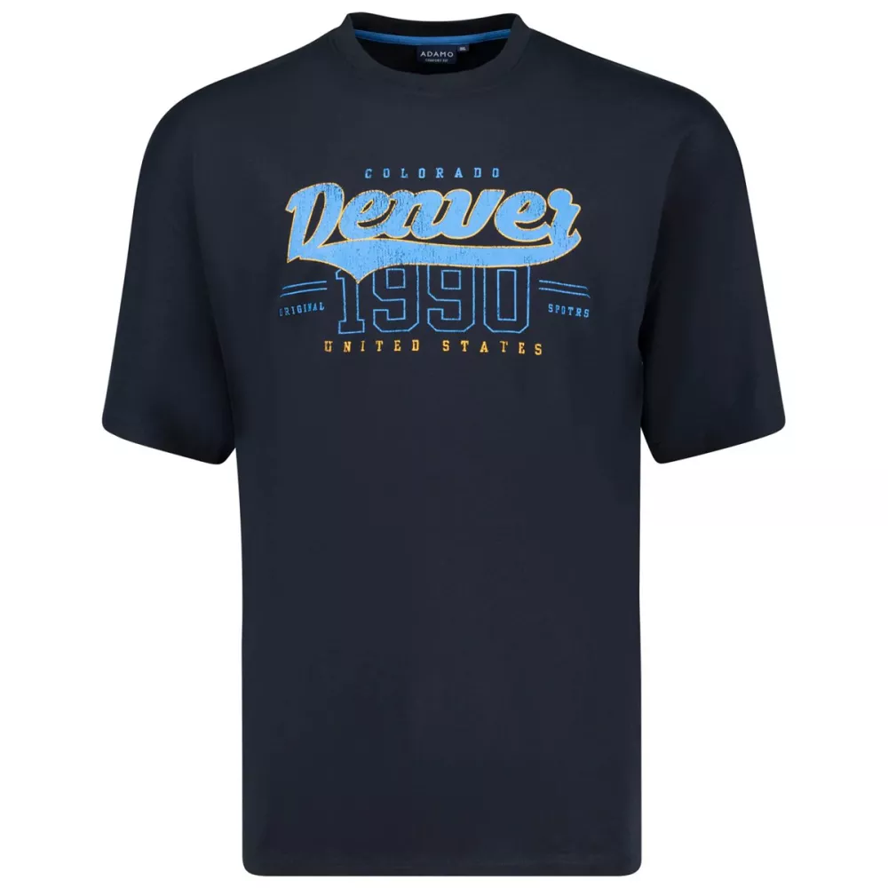 Tshirt Grande Taille bleu marine du 3XL au 14XL-3XL