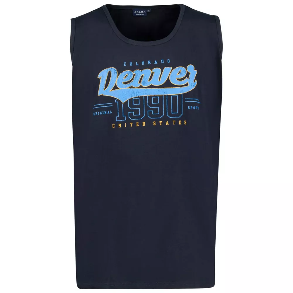 Débardeur Grande taille bleu marine du 3XL au 14XL-6XL