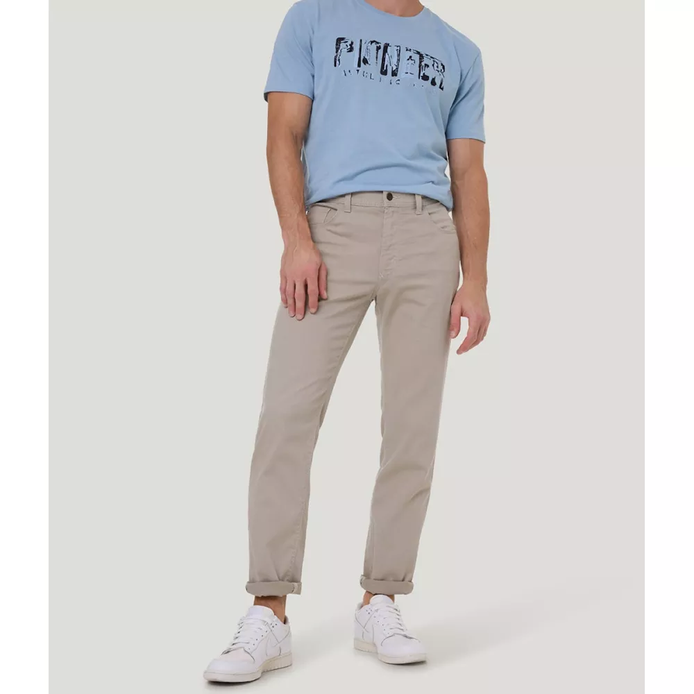 Pantalon Beige clair taille Konvex PIONEER Thomas-32K