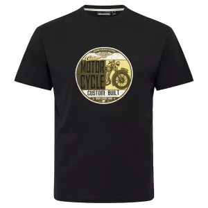 T-shirt manche courte noir 3XL à 10XL