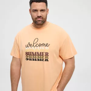 T-shirt Pêche homme Welcome Summer grande taille de 3XL à 10XL-7XL