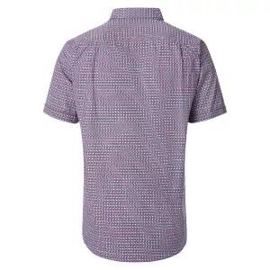 Chemise manche courte rouge et bleu-5XL