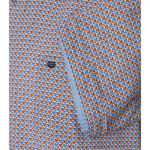 Chemise manche courte orange, rouge et bleu-4XL