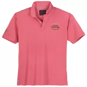 Polo California Surfing rose foncé