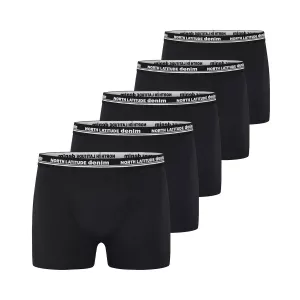 Boxers North Latitude Denim  noir lot de 5-7XL
