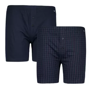 Boxers flottants ADAMO bleu marine lot de 2