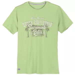 T-shirt Vert Pistache South California grande taille