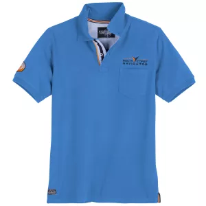 Polo Redfield nautique Bleu Ciel avec poche