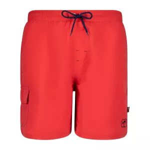 Bermuda de bain rouge ADAMO confort plage-7XL