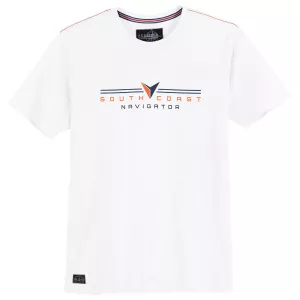 T-shirt South Coast Redfield blanc tendance